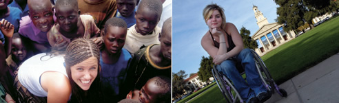 Two students touching lives around the world