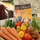 Local produce in the Irvine Commons