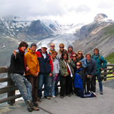 Studying glaciers in Austria